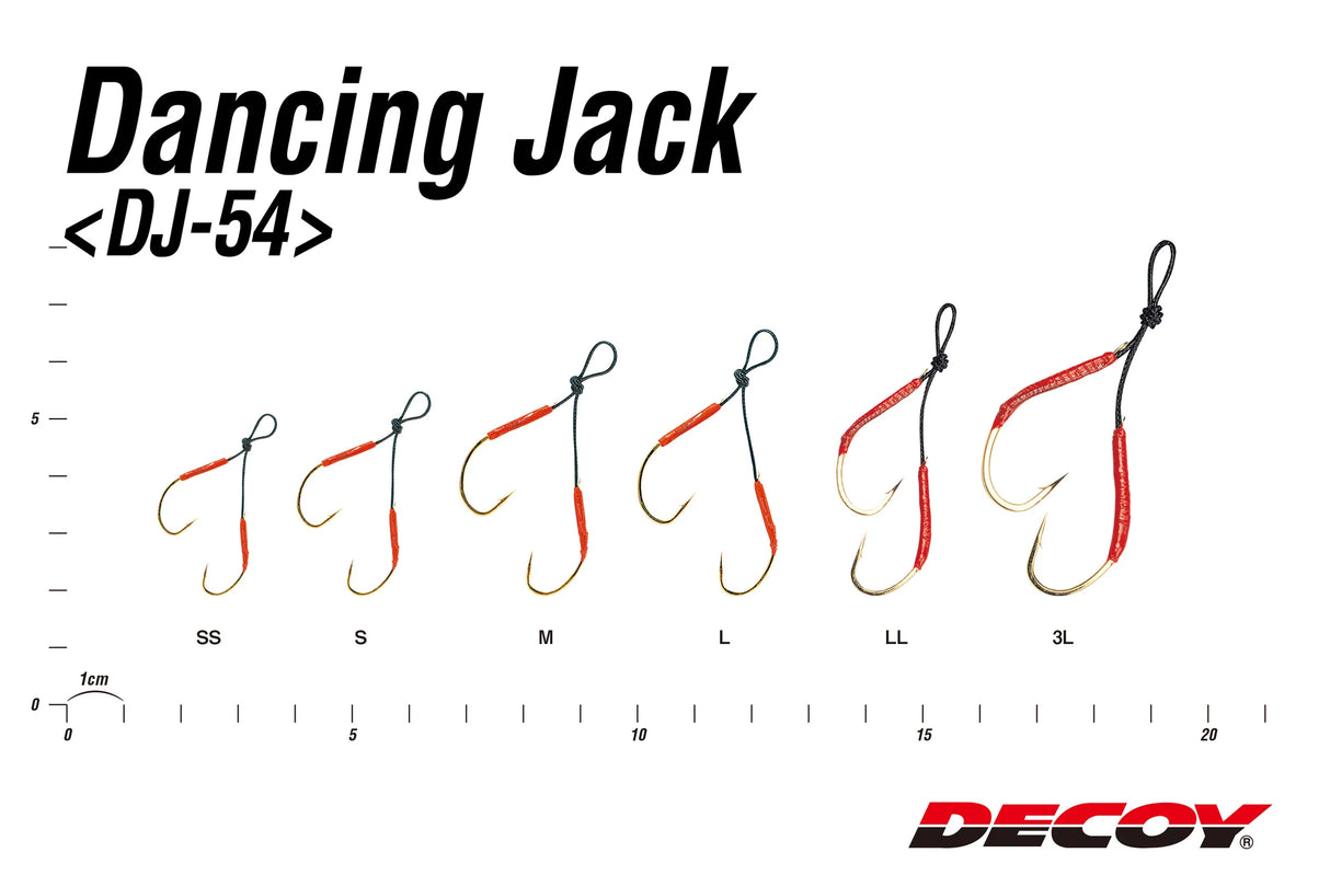 DECOY DANCING JACK 2 HOOK DJ-54 PKT 3