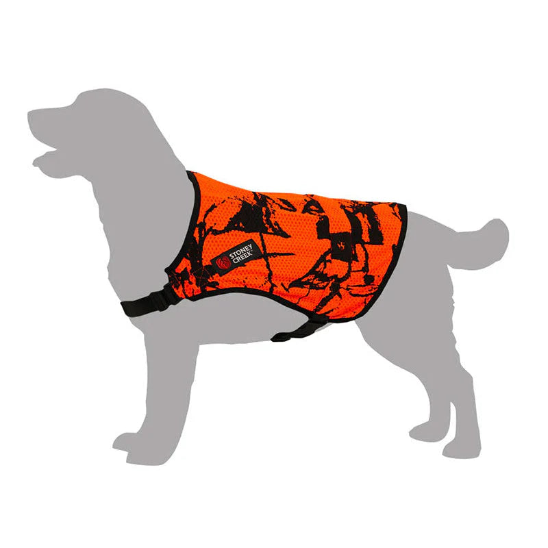 STONEY CREEK DOG VEST BLAZE ORANGE