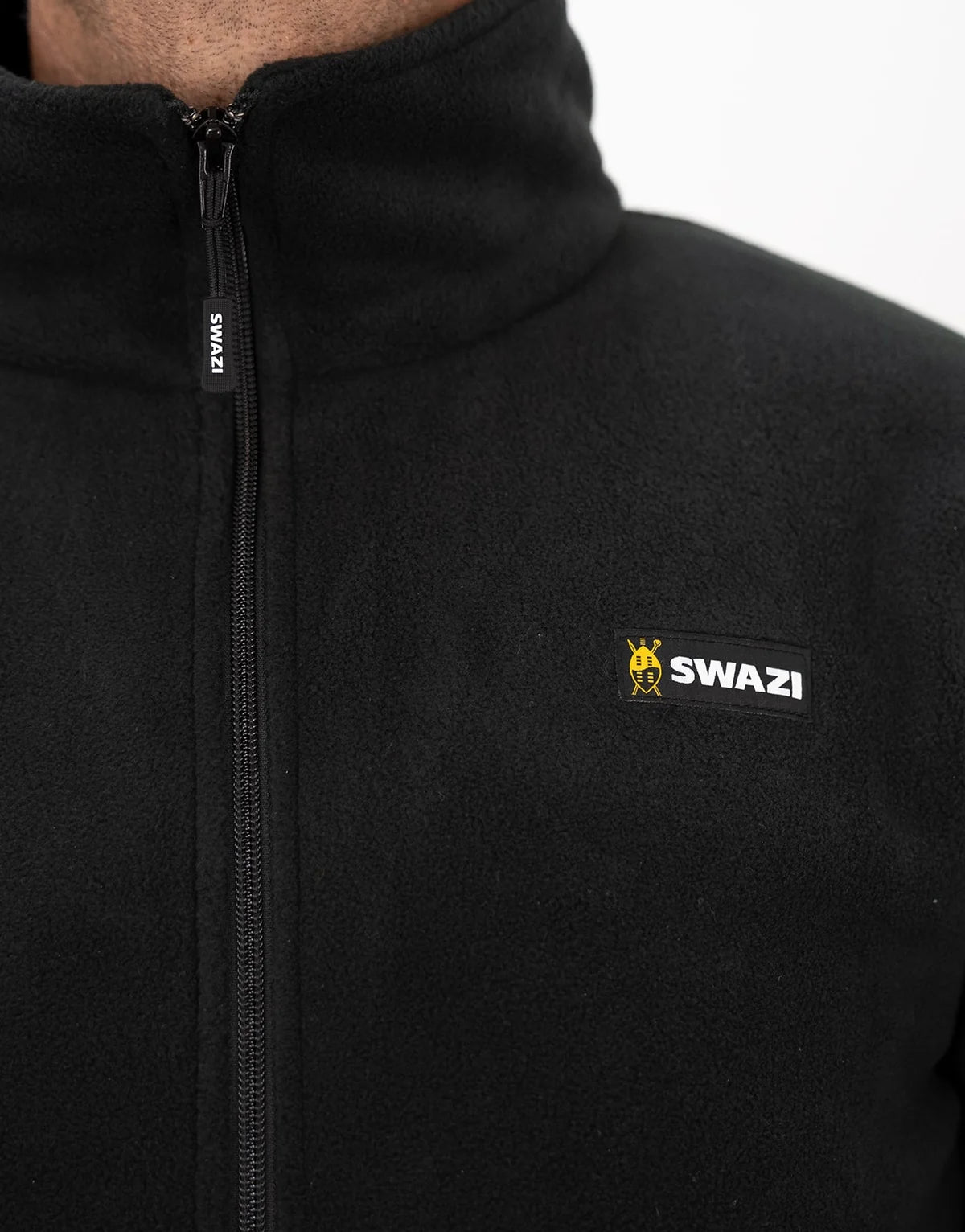 SWAZI DOUGHROASTER FLEECE JUMPER - BLACK
