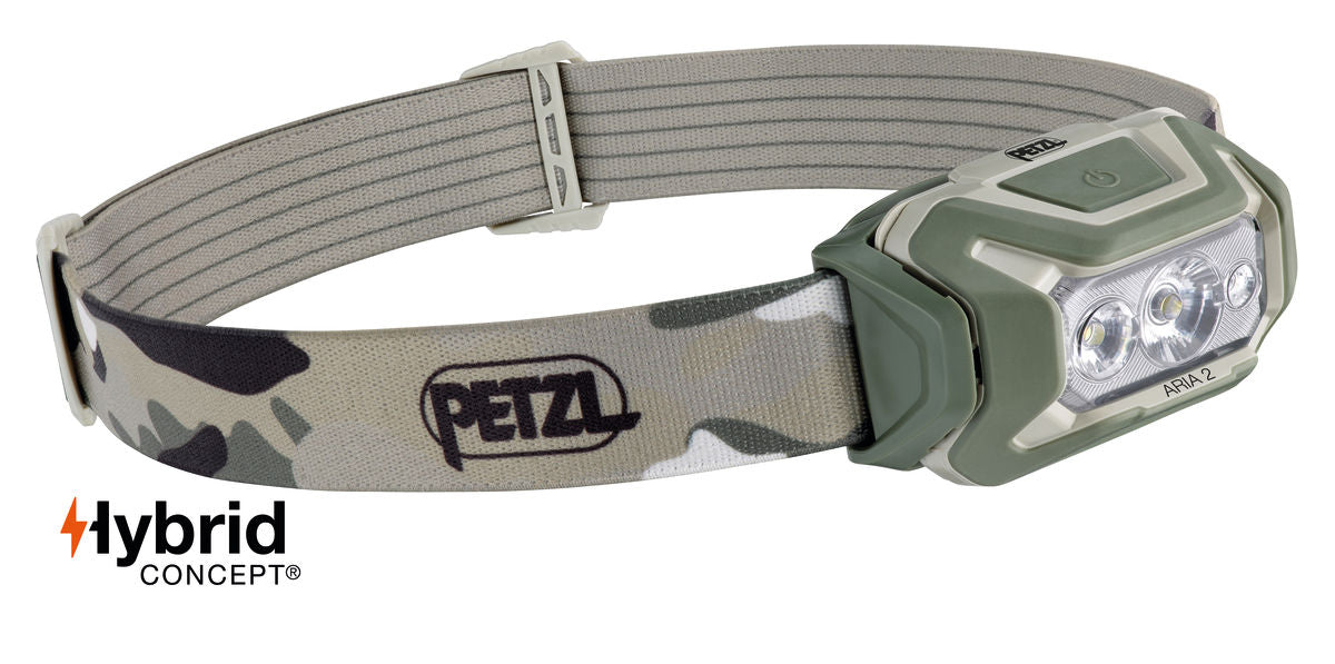 PETZL ARIA 2 RGB COMPACT 450 LUMEN HEADLAMP