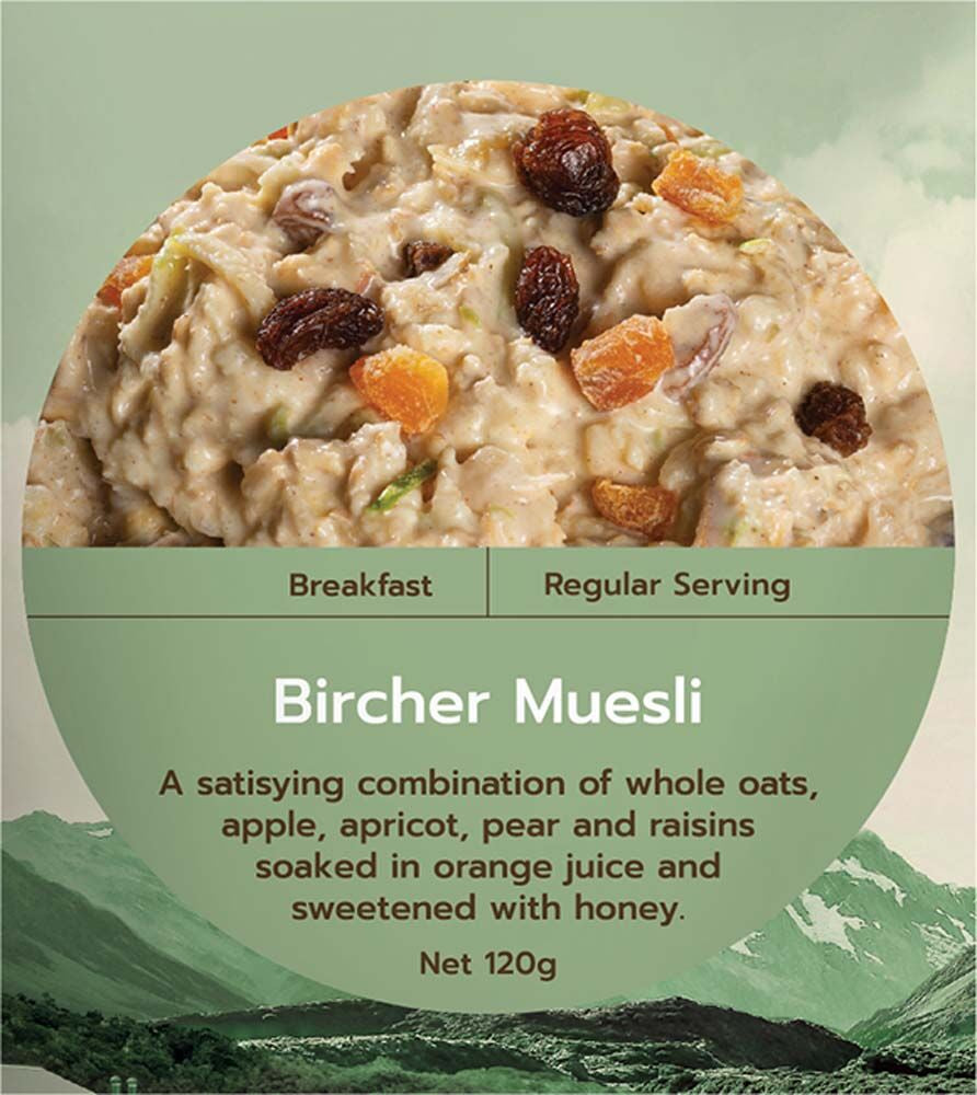 REAL MEALS BIRCHER MUSESLI 120G FREEZE DRY MEAL