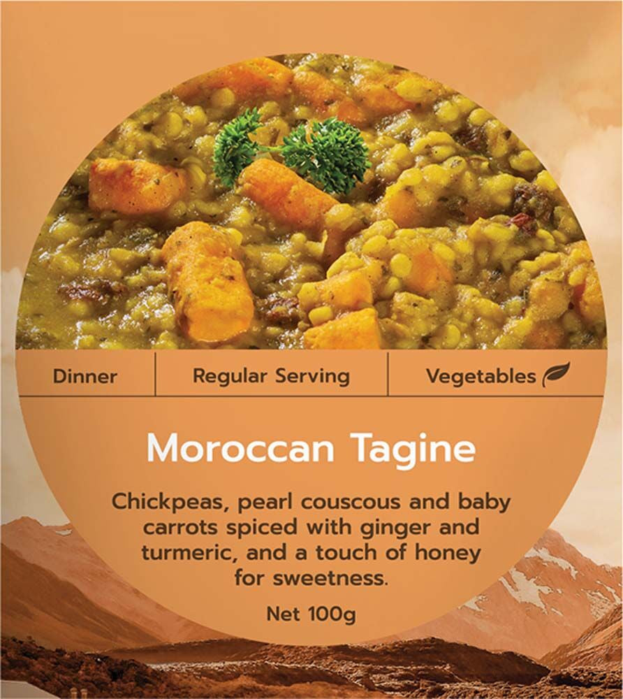 REAL MEALS MORROCCAN TAGINE 100G FREEZE DRY MEAL