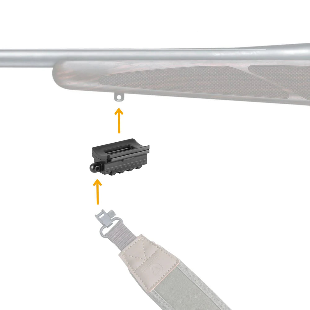 VANGUARD PRECISION 2QS CARBON RIFLE BIPOD 10-14inch