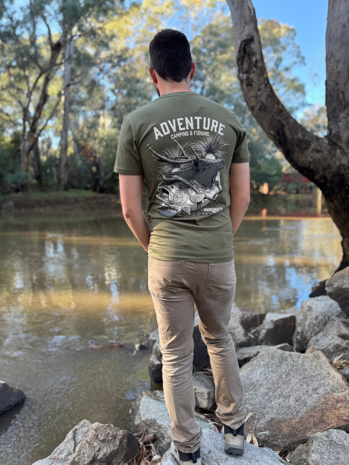 ACFF T-SHIRT ARMY GREEN