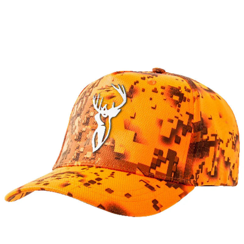 HUNTERS ELEMENT HEAT BEATER CAP ORANGE STAG DESOLVE VEIL