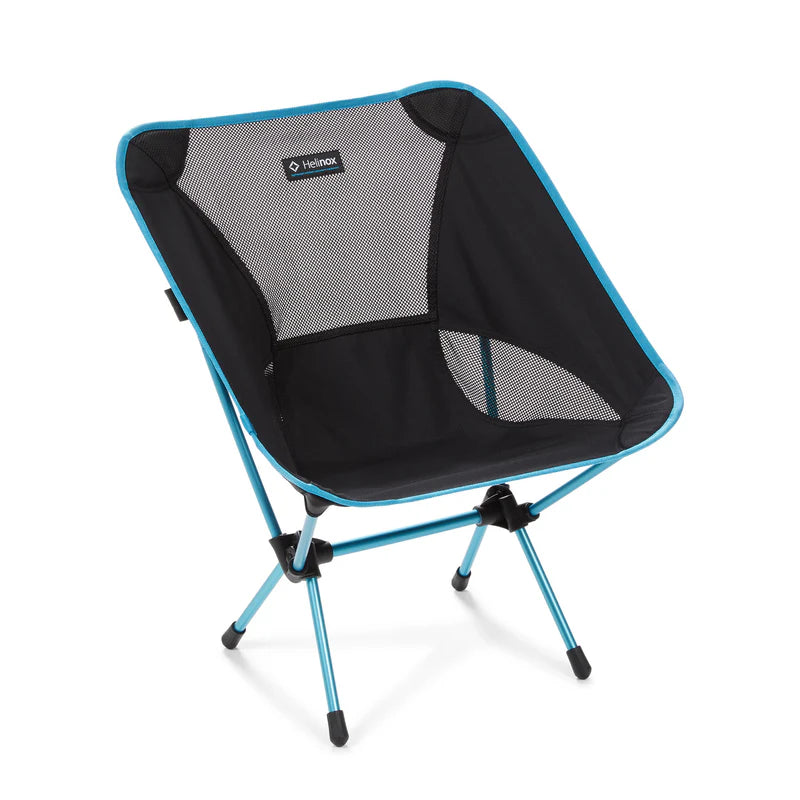 HELINOX CHAIR ONE BLACK BLUE LIGHTWEIGHT CHAIR