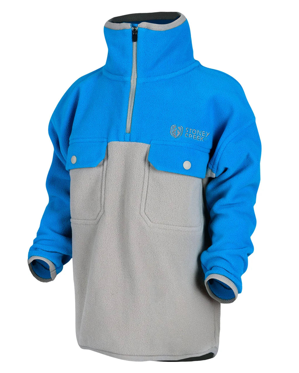 STONEY CREEK PERFORMANCE PLUS PULLOVER KIDS BLUE/FLINT GREY
