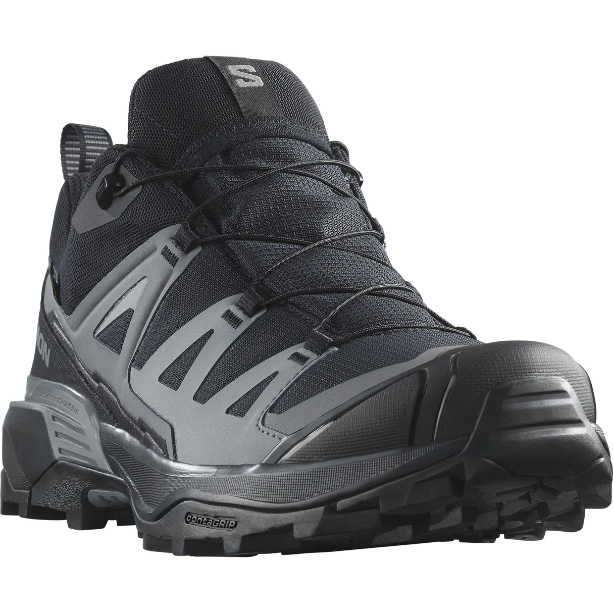 SALOMON MEN'S X ULTRA 360 GORE-TEX HIKING SHOES BLACK/MAGNET/QUIET SHADE