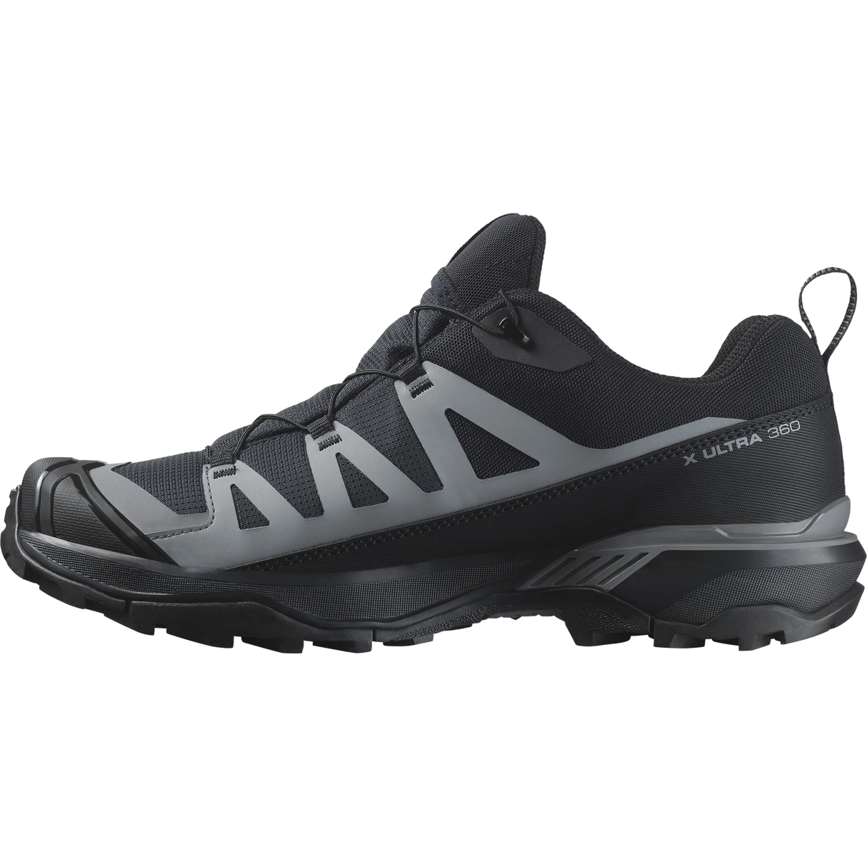 SALOMON MEN'S X ULTRA 360 GORE-TEX HIKING SHOES BLACK/MAGNET/QUIET SHADE
