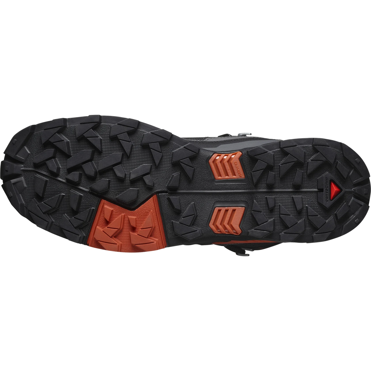 SALOMON MEN'S X ULTRA 5 MID GTX HIKING BOOTS ASPHALT/CASTLEROCK/BURNT OCHRE