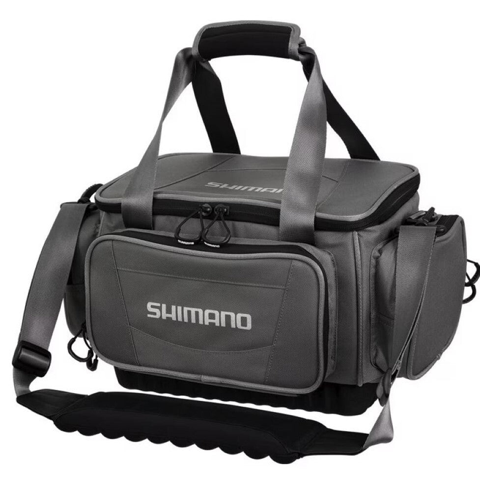 SHIMANO MEDIUM FISHING TACKLE BAG WITH 2 TACKLE BOXES