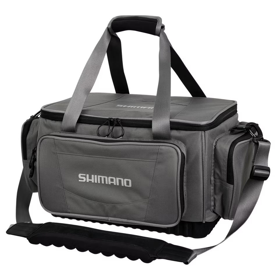 SHIMANO LARGE FISHING TACKLE BAG WITH 2 TACKLE BOXES