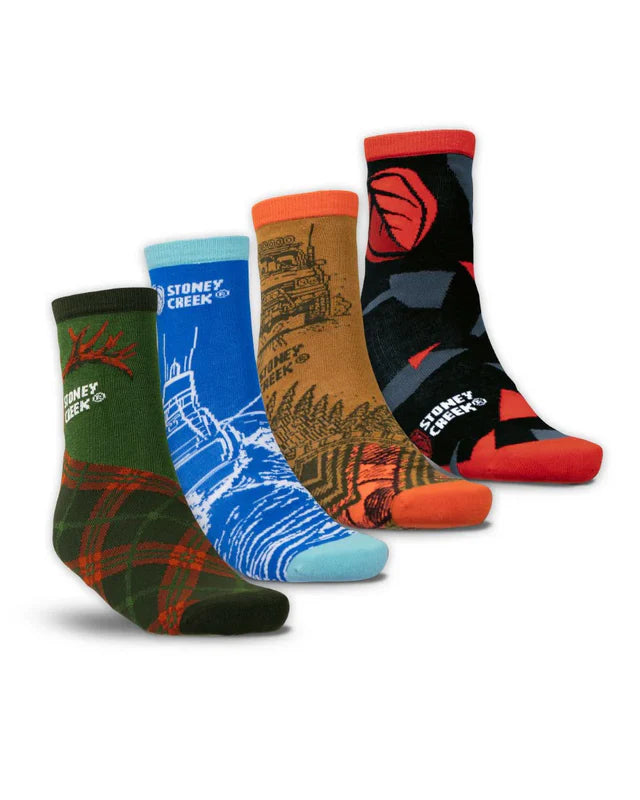 STONEY CREEK LEGEND 4 PAIR SOCK PACK