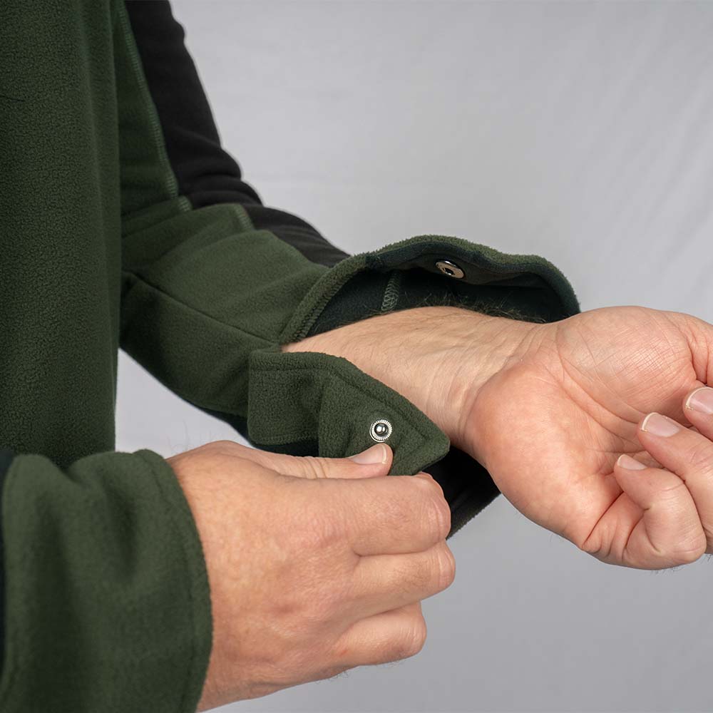 STONEY CREEK M2 QUARTER ZIP TOP BAYLEAF/BLACK