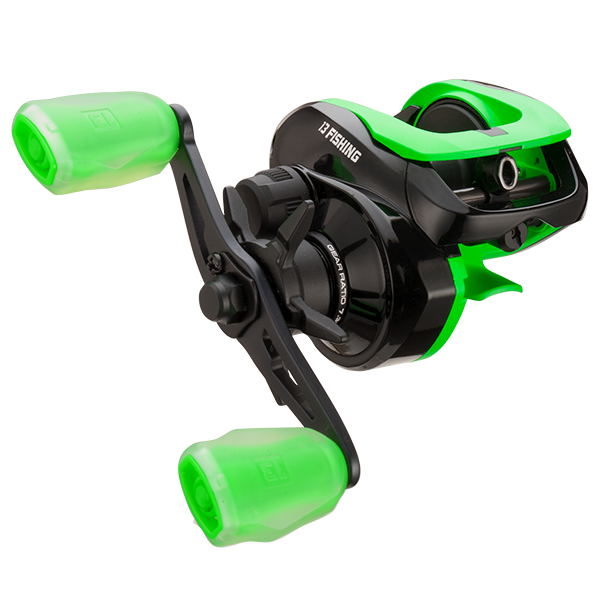 13 FISHING MODUS RP2 RADIOACTIVE PICKLE RIGHT HAND BAITCAST REEL