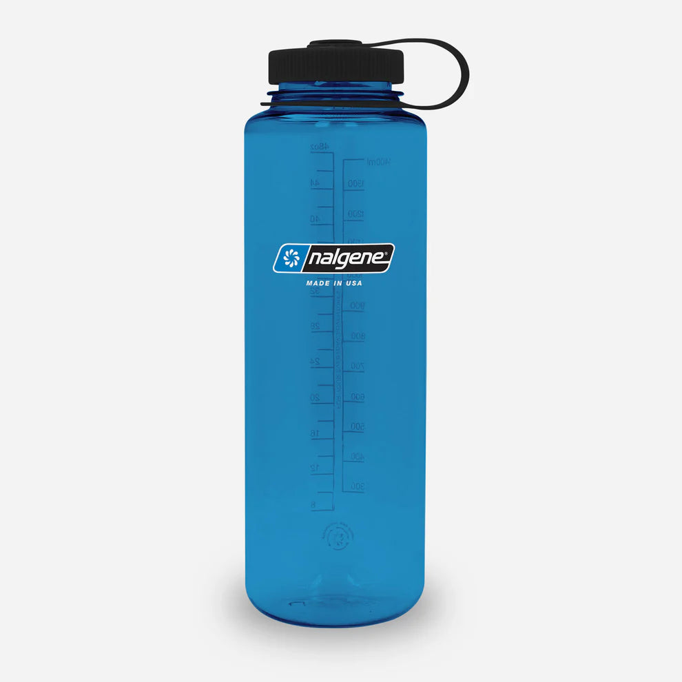 NALGENE WIDE MOUTH SUSTAIN SILO DRINK BOTTLE 1.5L SLATE BLUE