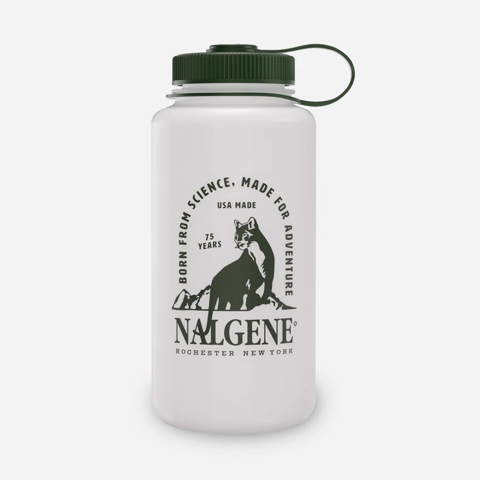 NALGENE 75TH HDPE ANNIVERSARY WIDE MOUTH WATER BOTTLE 1L