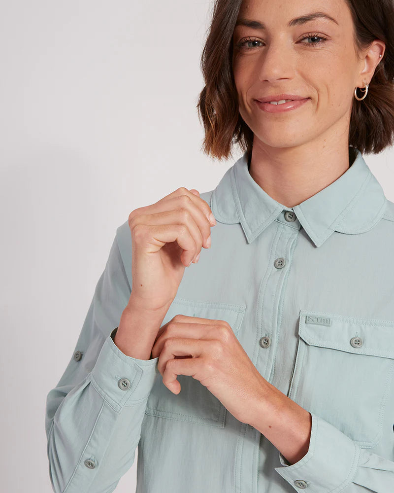 XTM WOMENS CUMBERLAND HIKING LONG SLEEVE JADE