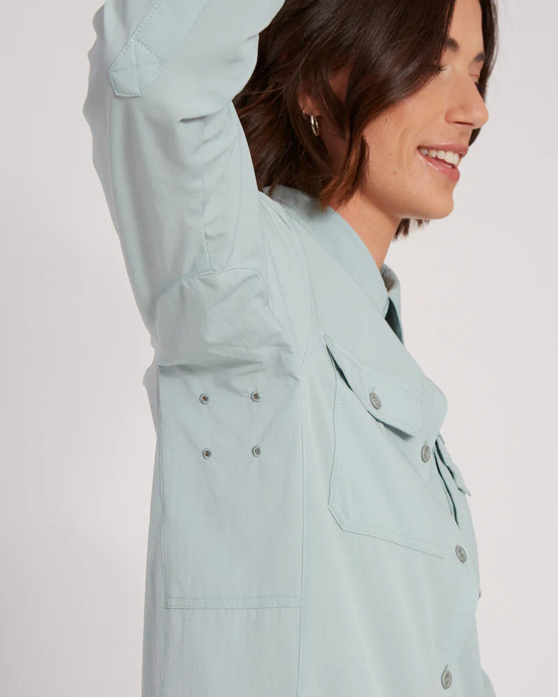 XTM WOMENS CUMBERLAND HIKING LONG SLEEVE JADE