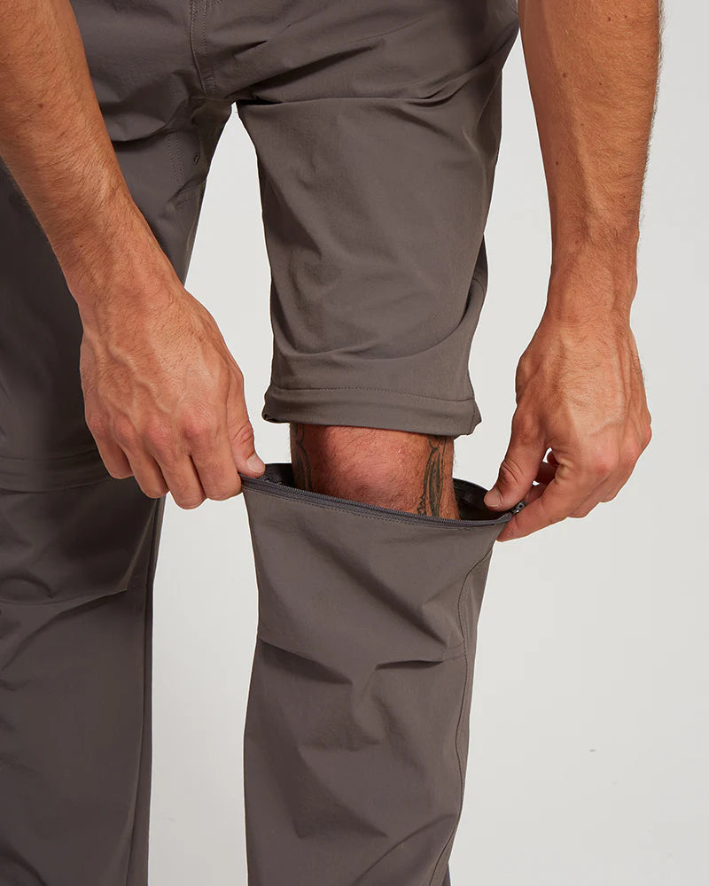 XTM STURGEON MENS ZIP-OFF HIKE PANTS PAVEMENT
