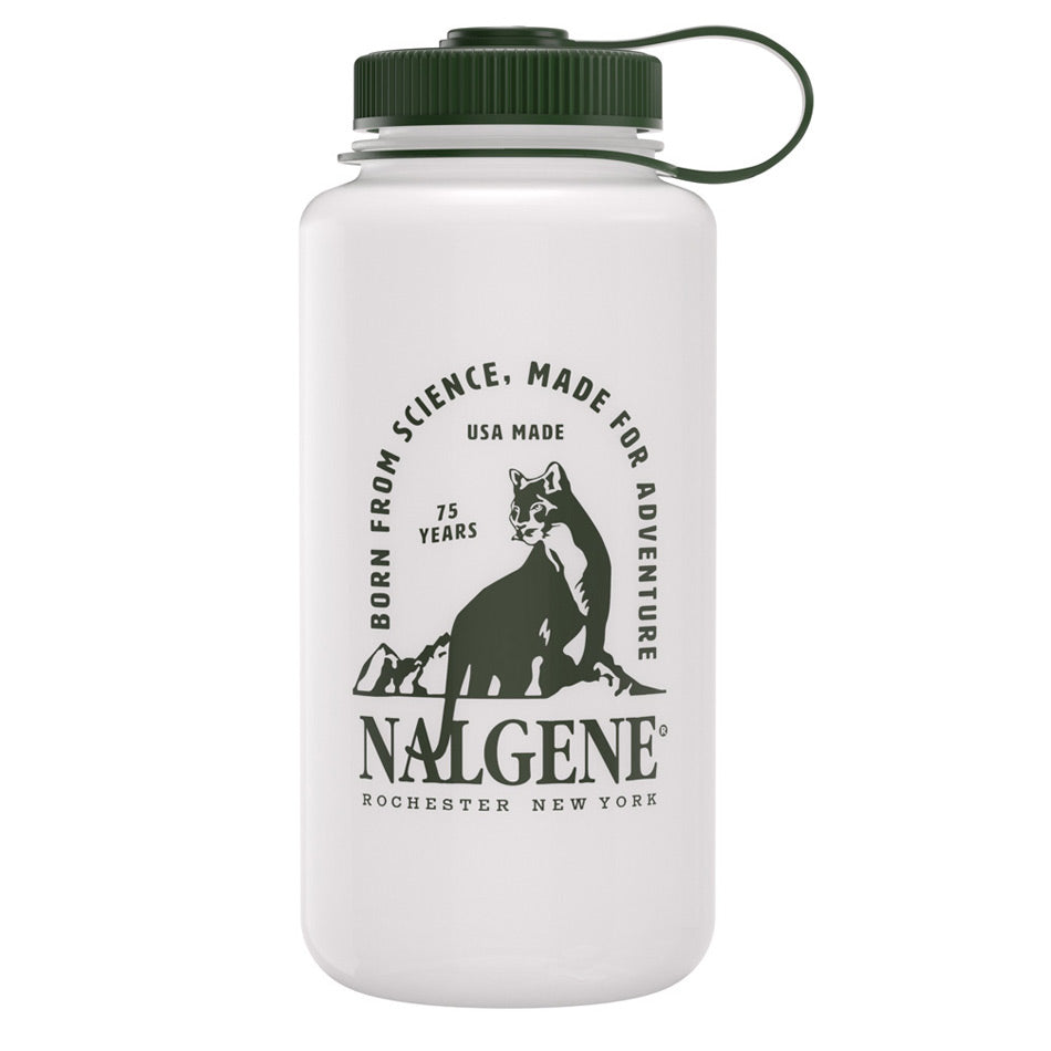 NALGENE 75TH HDPE ANNIVERSARY WIDE MOUTH WATER BOTTLE 1L