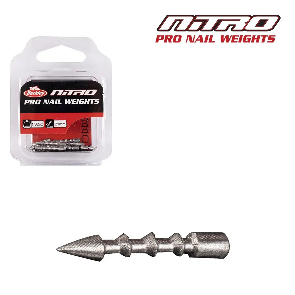 BERKLEY NITRO PRO NAIL WEIGHTS 1/32oz 21mm