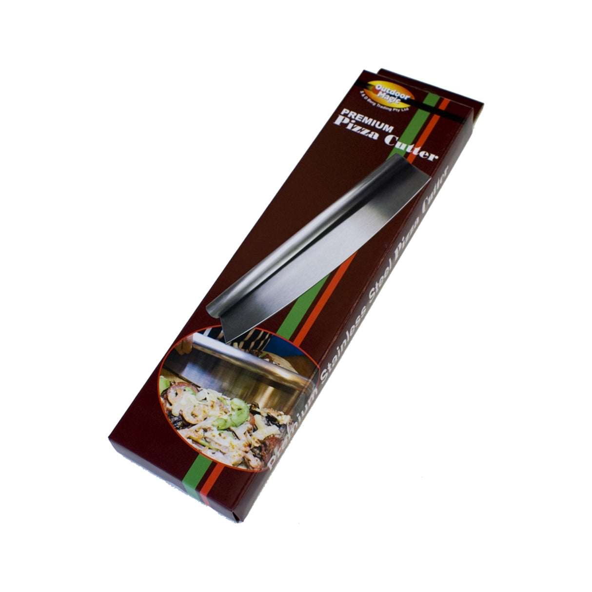OUTDOOR MAGIC STAINLESS STEEL PIZZA CUTTER