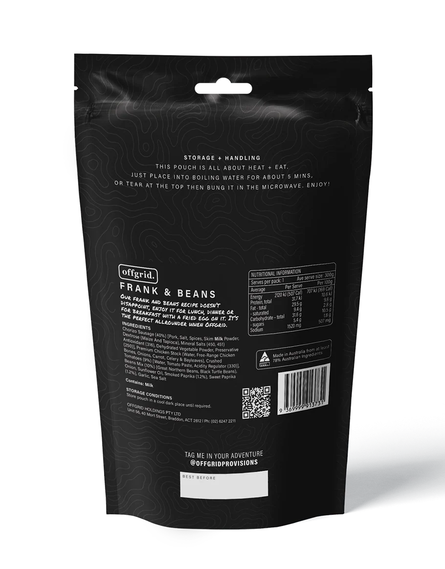 OFFGRID ASSORTED HEAT & EAT MEALS