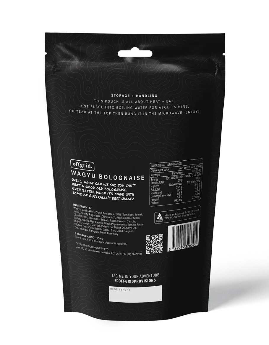 OFFGRID ASSORTED HEAT & EAT MEALS