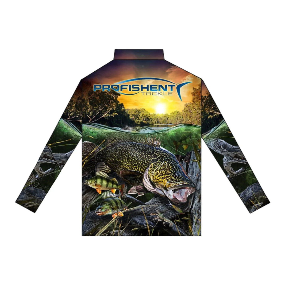 PROFISHENT SUBLIMATED FISHING SHIRT COD/REDFIN