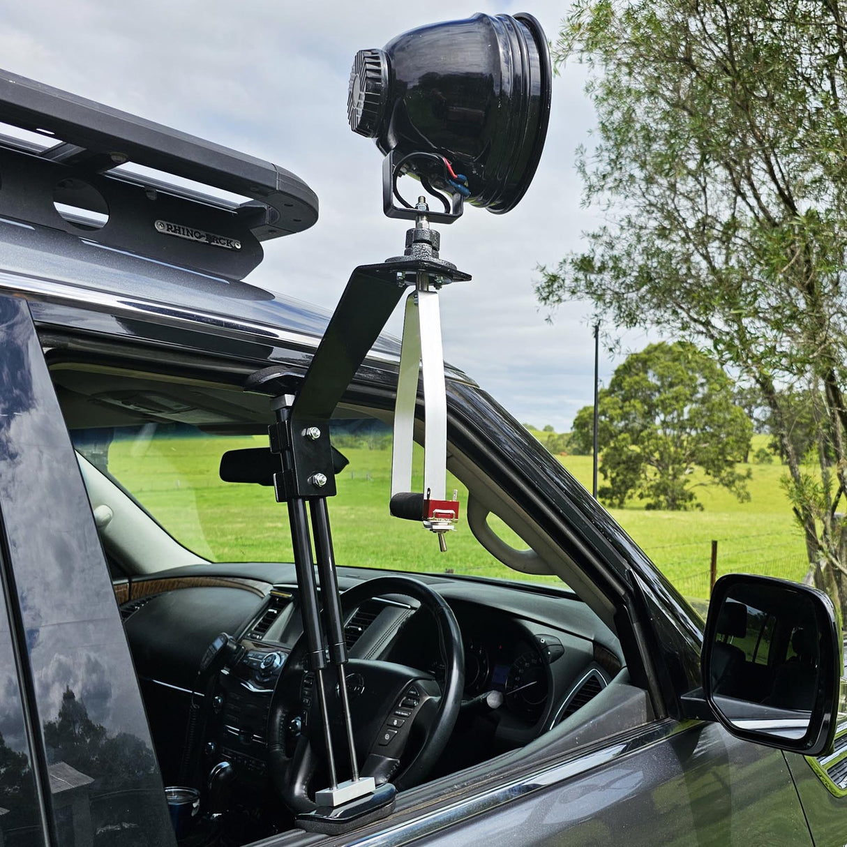 POWA BEAM POWA STRUT WINDOW SPOTLIGHT MOUNT WITH HANDLE RCWRX2