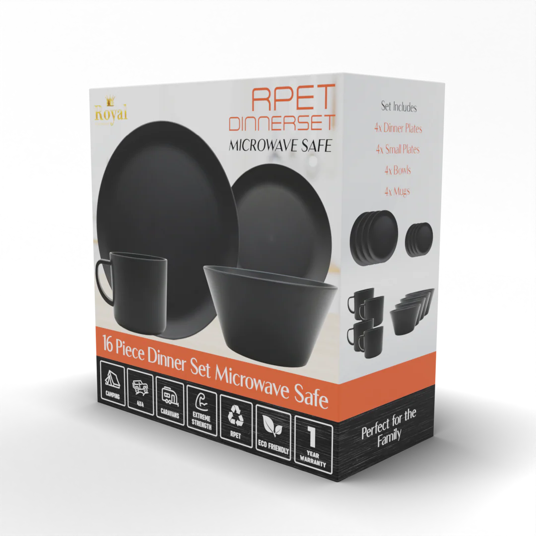 ROYAL RPET 16 PIECE DINNER SET