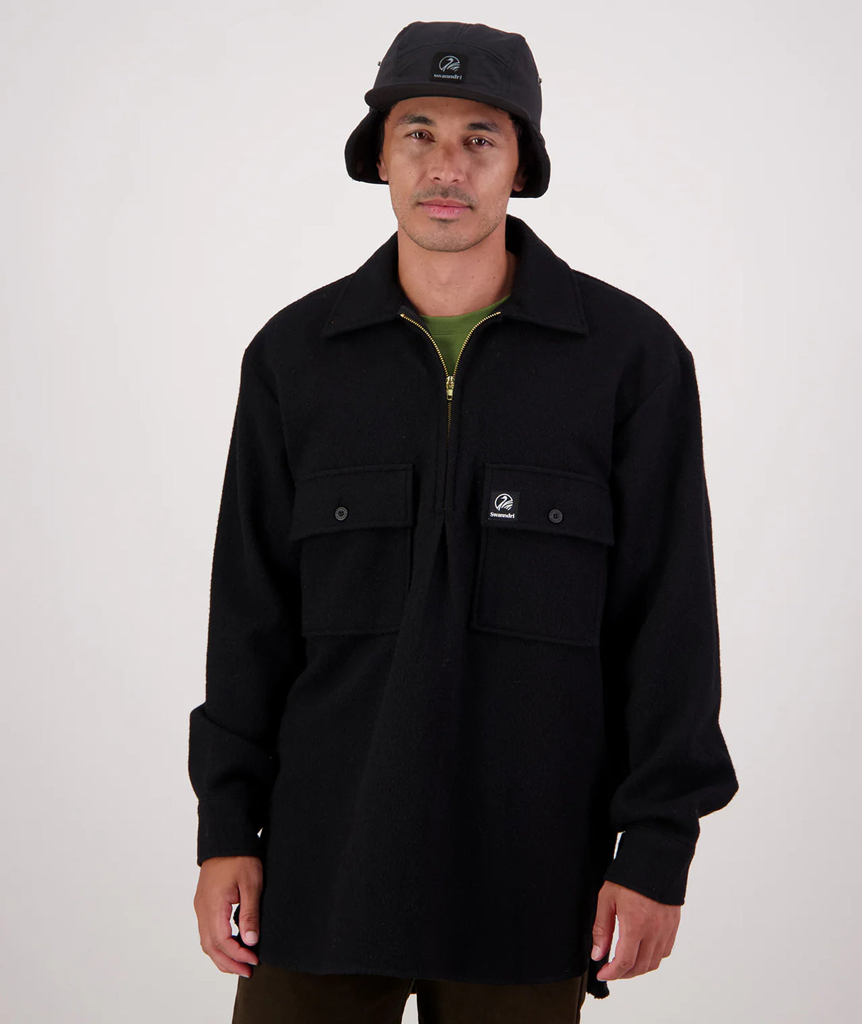 SWANNDRI RANGER BUSH SHIRT BLACK