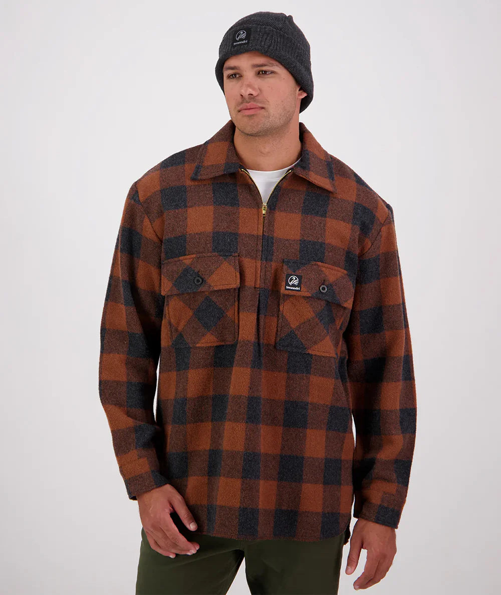 SWANNDRI RANGER BUSH SHIRT CEDAR CHECK SIZE M