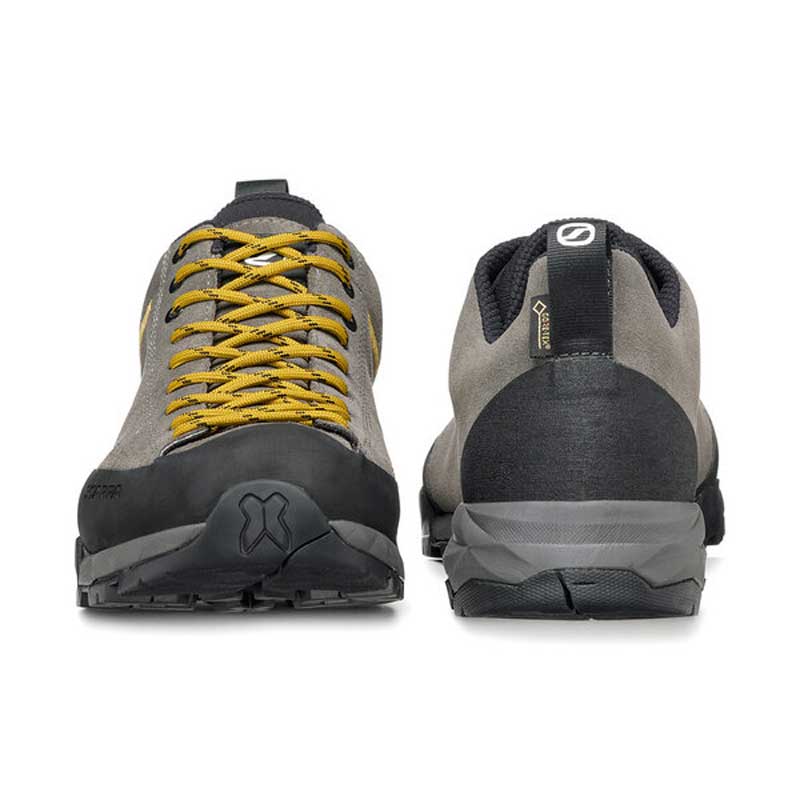 SCARPA MOJITO TRAIL MEN'S HIKING SHOES TITANIUM- MUSTARD