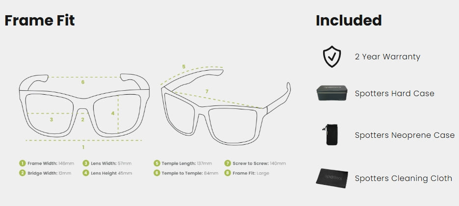 SPOTTERS PHANTOM POLARISED SUNGLASSES