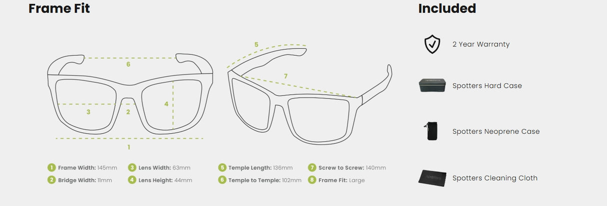 SPOTTERS VILLIAN POLARISED SUNGLASSES