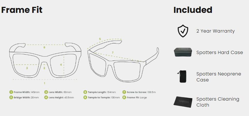 SPOTTERS MORPH POLARISED SUNGLASSES