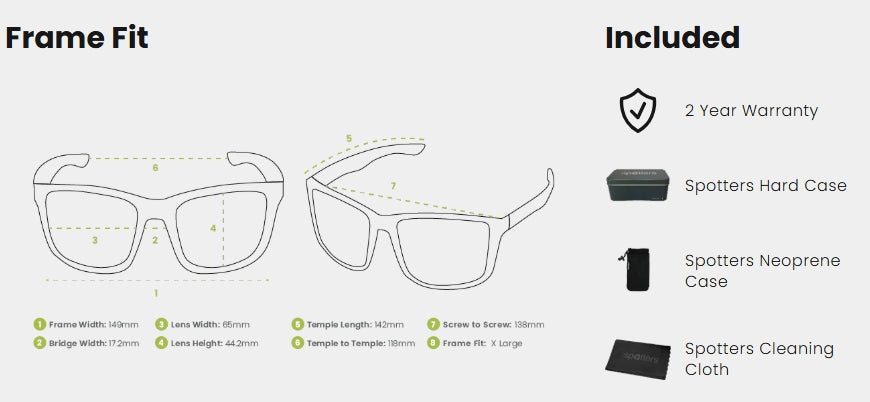 SPOTTERS GRIT POLARISED SUNGLASSES