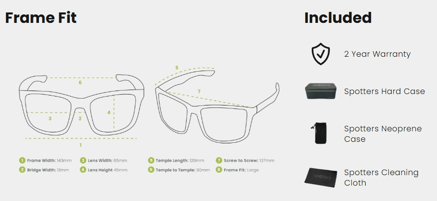 SPOTTERS RENEGADE POLARISED SUNGLASSES