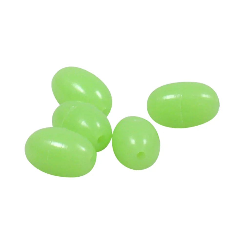 STM BEADS SOFT OVAL 6MM LUMO 20PC