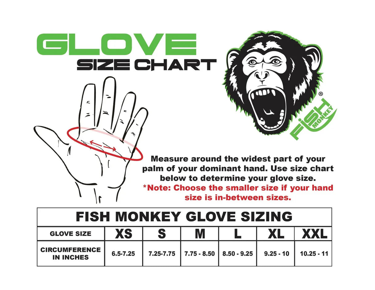 FISH MONKEY WOOLLY TAN COLOUR HALF FINGER FISHING HUNTING GLOVES