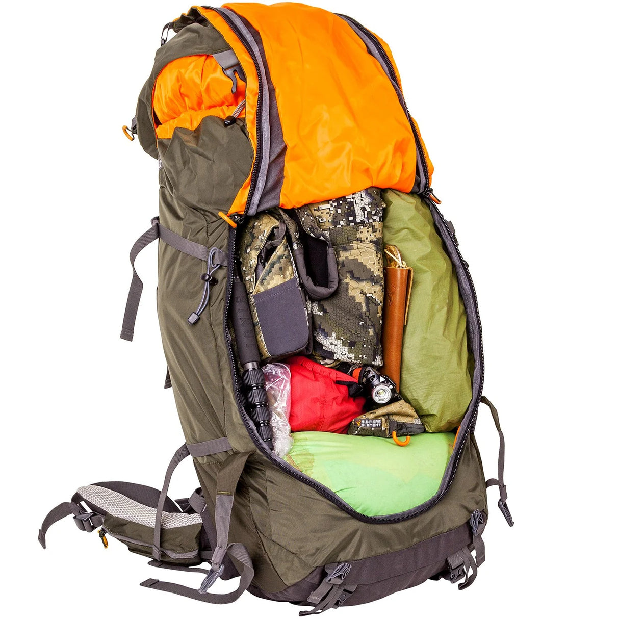 HUNTERS ELEMENT SUMMIT PACK FOREST GREEN 65LT