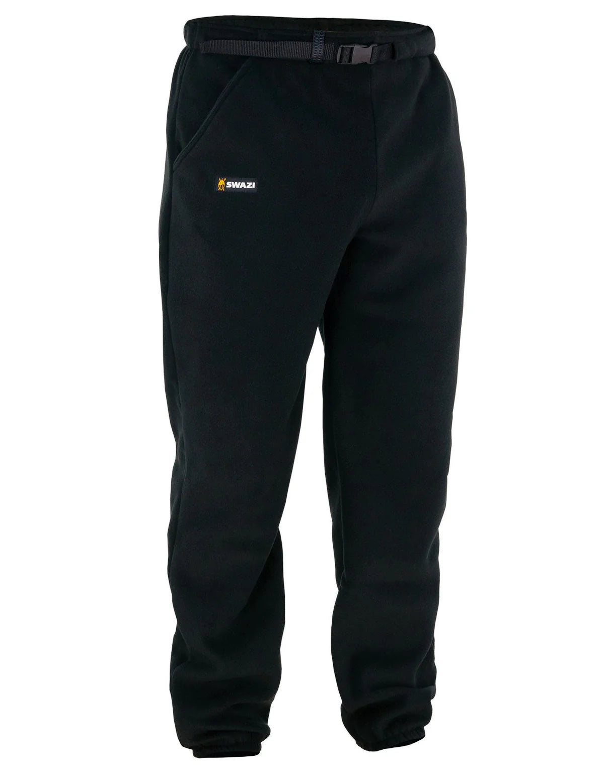 SWAZI BUSH PANTS FLEECE - BLACK