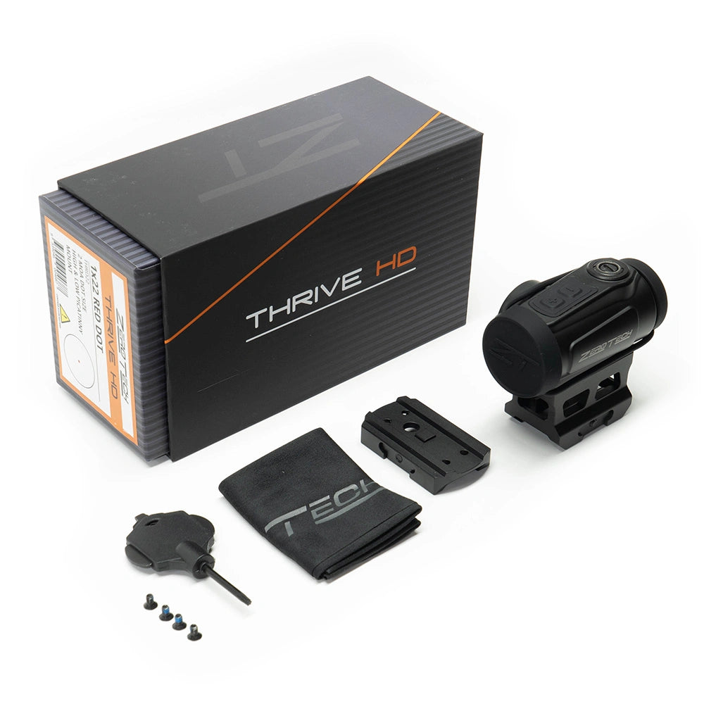 ZEROTECH THRIVE HD RED DOT 2 MOA HIGH & LOW