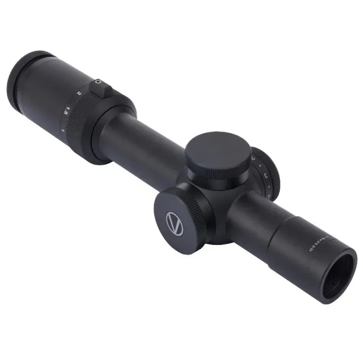VIXEN 1-8X25 30MM PLEX ILLUMINATED BLACK RIFLESCOPE