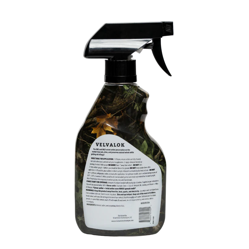 VELVALOK PREMIUM VELVET ANTLER PRESERVATIVE 355ML