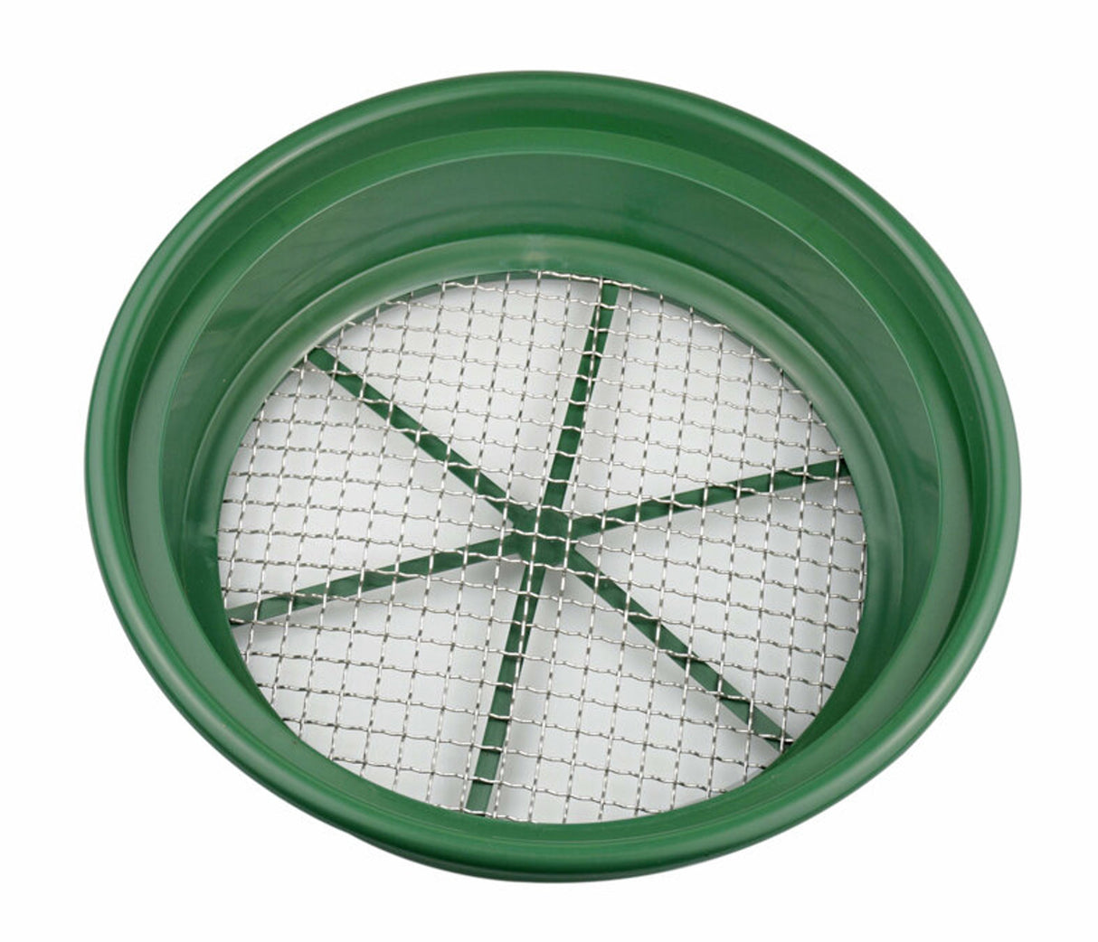WIRE SIFTING PAN MESH SIZE 1/8 GREEN