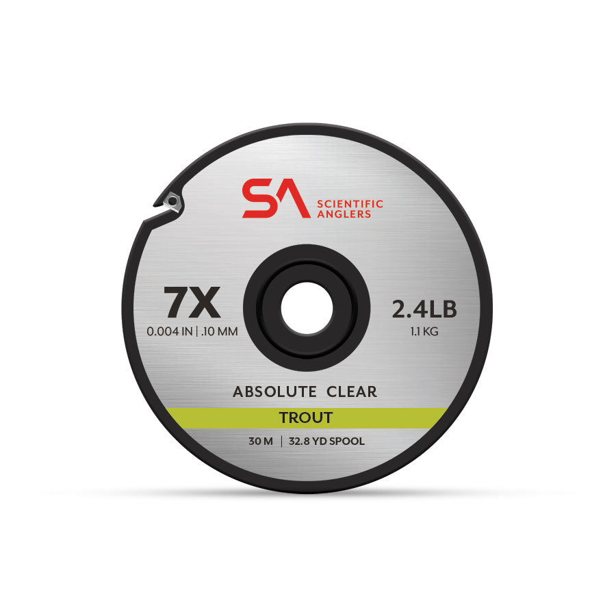 SCIENTIFIC ANGLERS ABSOLUTE TROUT TIPPET - 30M - CLEAR