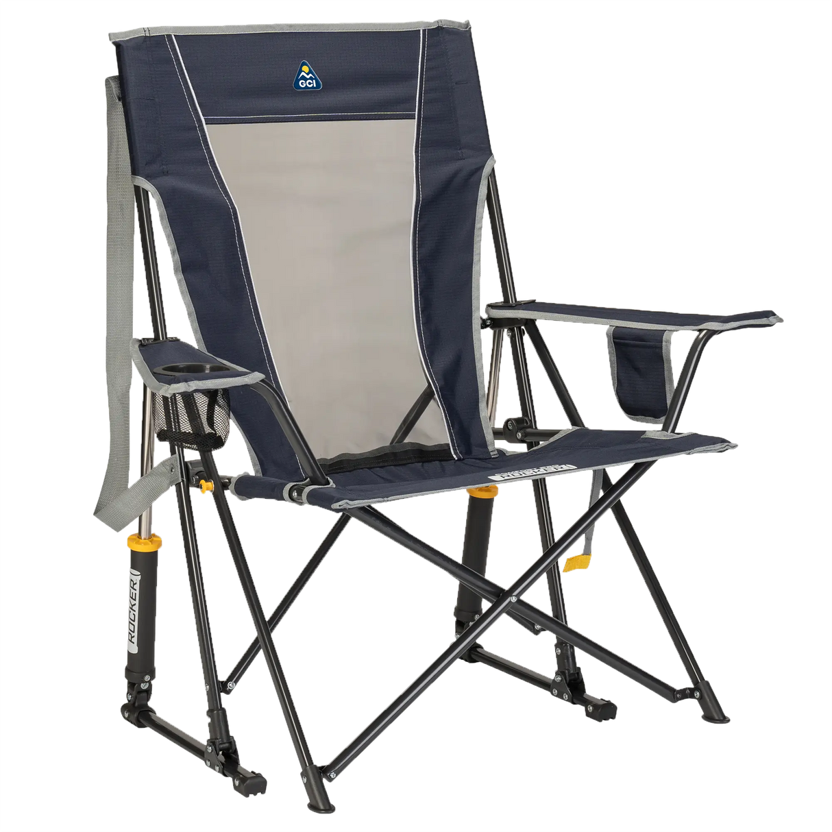 GCI OUTDOOR COMFORT PRO ROCKER CAMPING CHAIR PORTABLE FOLDING ROCKING CHAIR